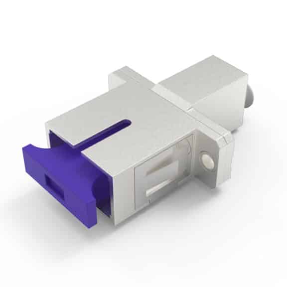nexinex Glasfaserkabel Adapter | Kupplung SC auf SC Simplex | Verbinder für LWL Patchkabel | Buchse/weiblich