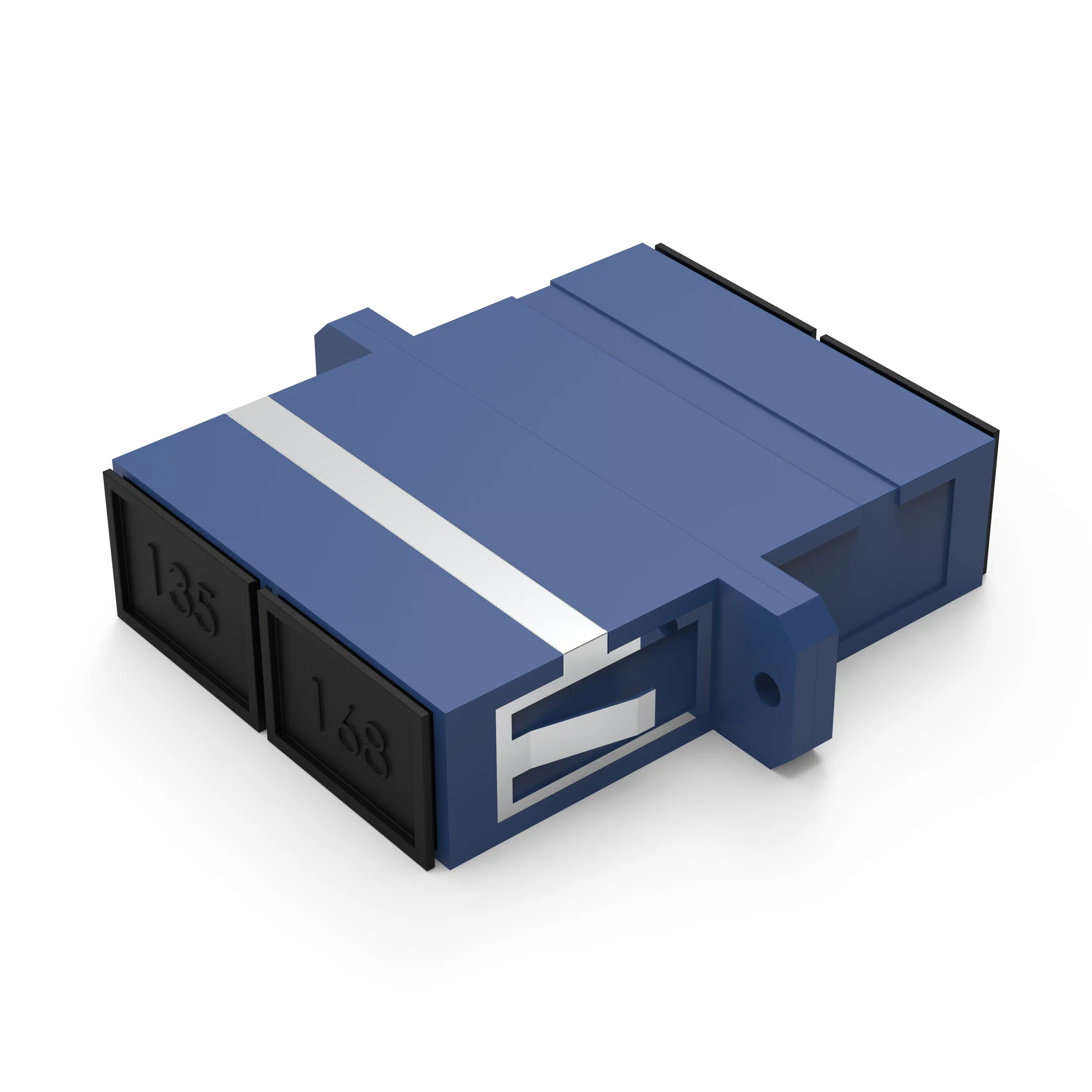 nexinex Glasfaserkabel Adapter | Kupplung SC auf SC Duplex | Verbinder für LWL Patchkabel | Buchse/weiblich