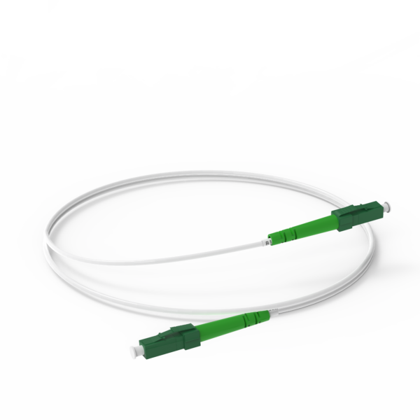 nexinex OS2 weißes Glasfaserkabel LC/APC auf LC/APC (0,5 - 100m) Patchkabel | Simplex Singlemode FTTH Glasfaser LWL Lichtwellenleiter Kabel LC/LC – Bild 7
