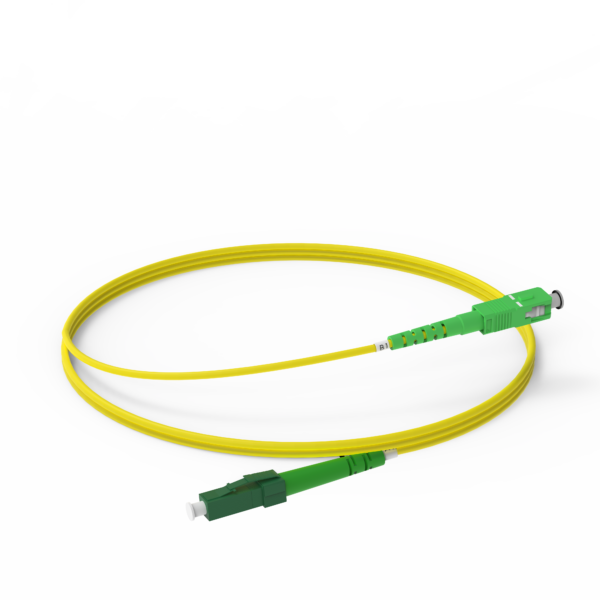 nexinex OS2 Glasfaserkabel LC/APC auf SC/APC (0,5 - 100m) Patchkabel | Simplex Singlemode FTTH Glasfaser LWL Lichtwellenleiter Kabel LC/SC – Bild 6