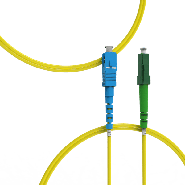nexinex OS2 Glasfaserkabel LC/APC auf SC/UPC (0,5 - 100m) Patchkabel | Simplex Singlemode FTTH Glasfaser LWL Lichtwellenleiter Kabel LC/SC – Bild 6
