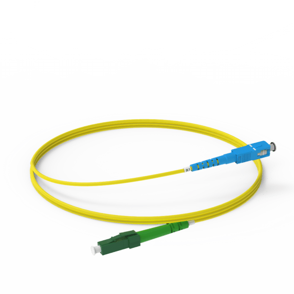nexinex OS2 Glasfaserkabel LC/APC auf SC/UPC (0,5 - 100m) Patchkabel | Simplex Singlemode FTTH Glasfaser LWL Lichtwellenleiter Kabel LC/SC – Bild 7