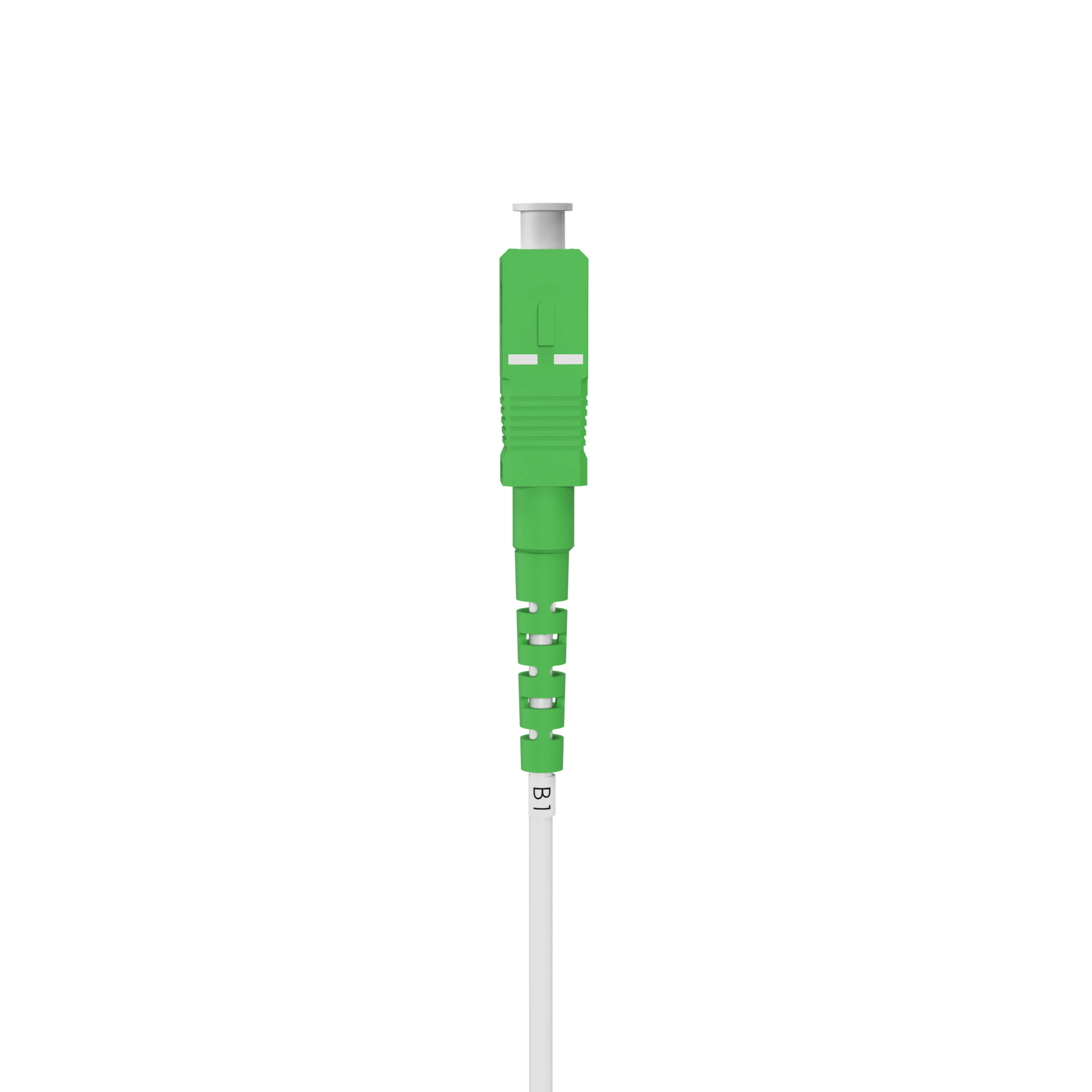 nexinex OS2 weißes Glasfaserkabel LC/APC auf SC/APC (0,5 - 100m) Patchkabel | Simplex Singlemode FTTH Glasfaser LWL Lichtwellenleiter Kabel LC/SC – Bild 8